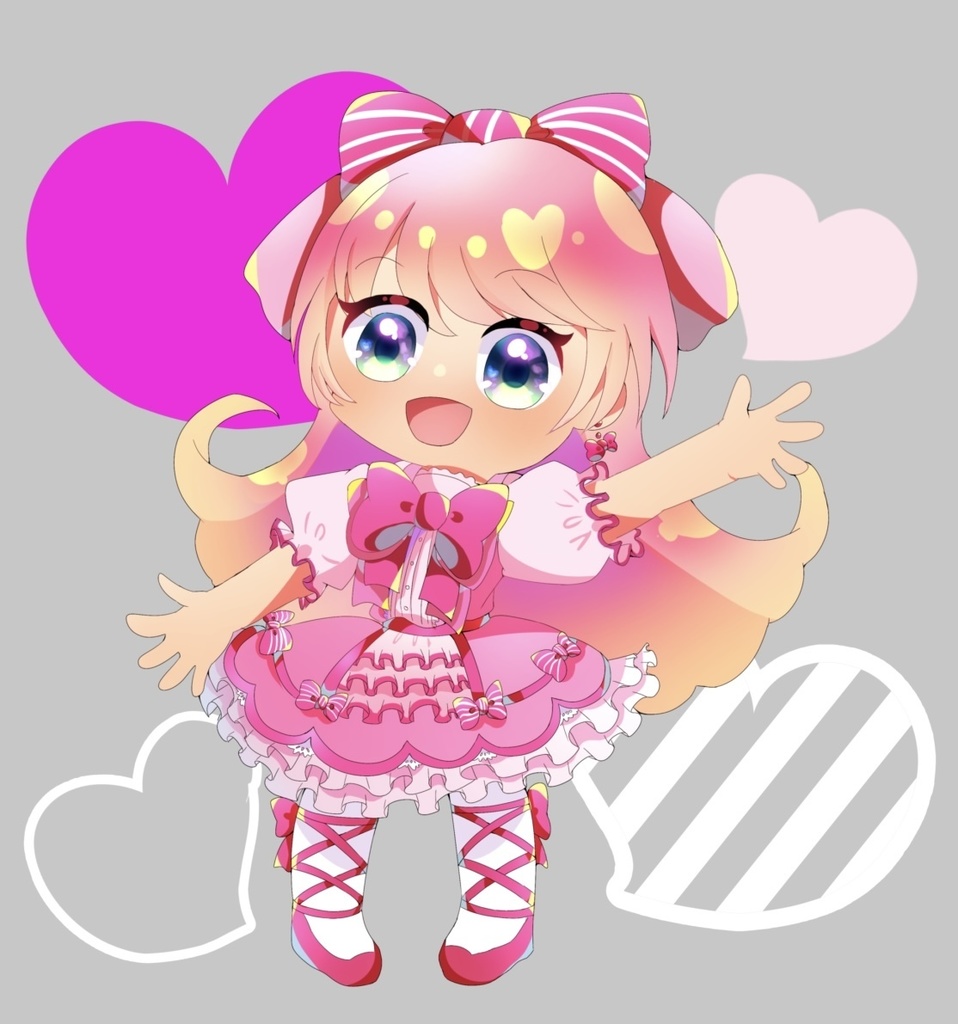 オーロラアクリルキーホルダー  あい