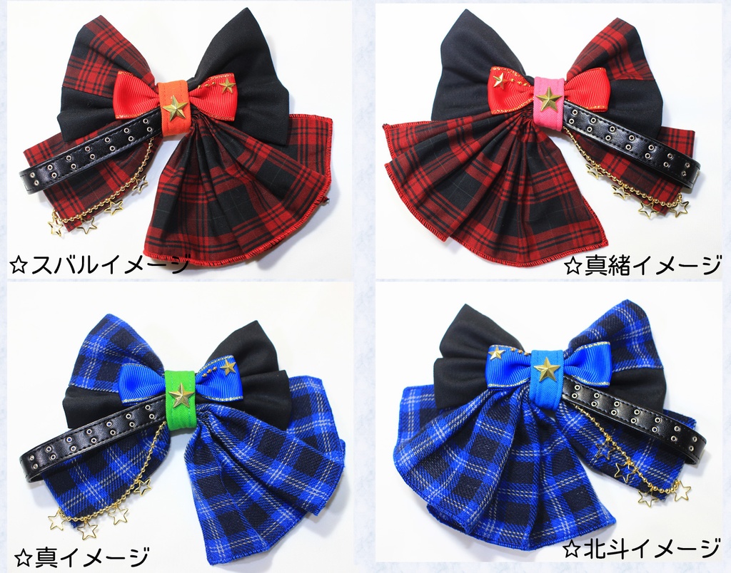 アルバムジャケ写イメージのリボンブローチ(クリップ )