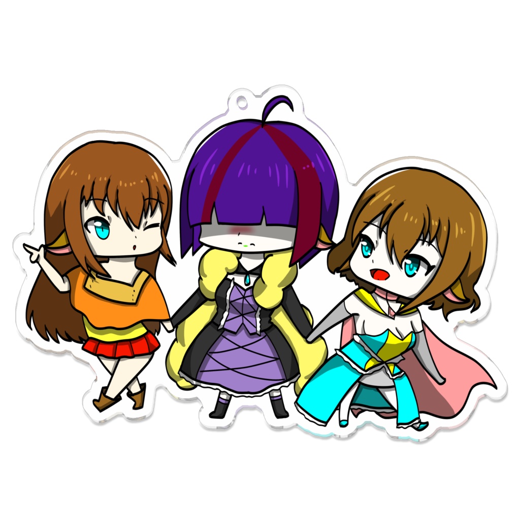 ファンタジア王女達アクリルキーホルダー