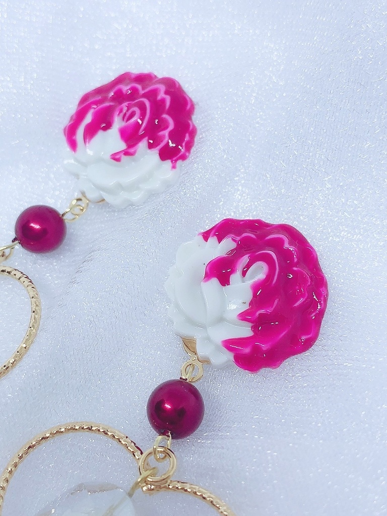 ツイステ ハーツラビュル 塗りかけバラアクセ