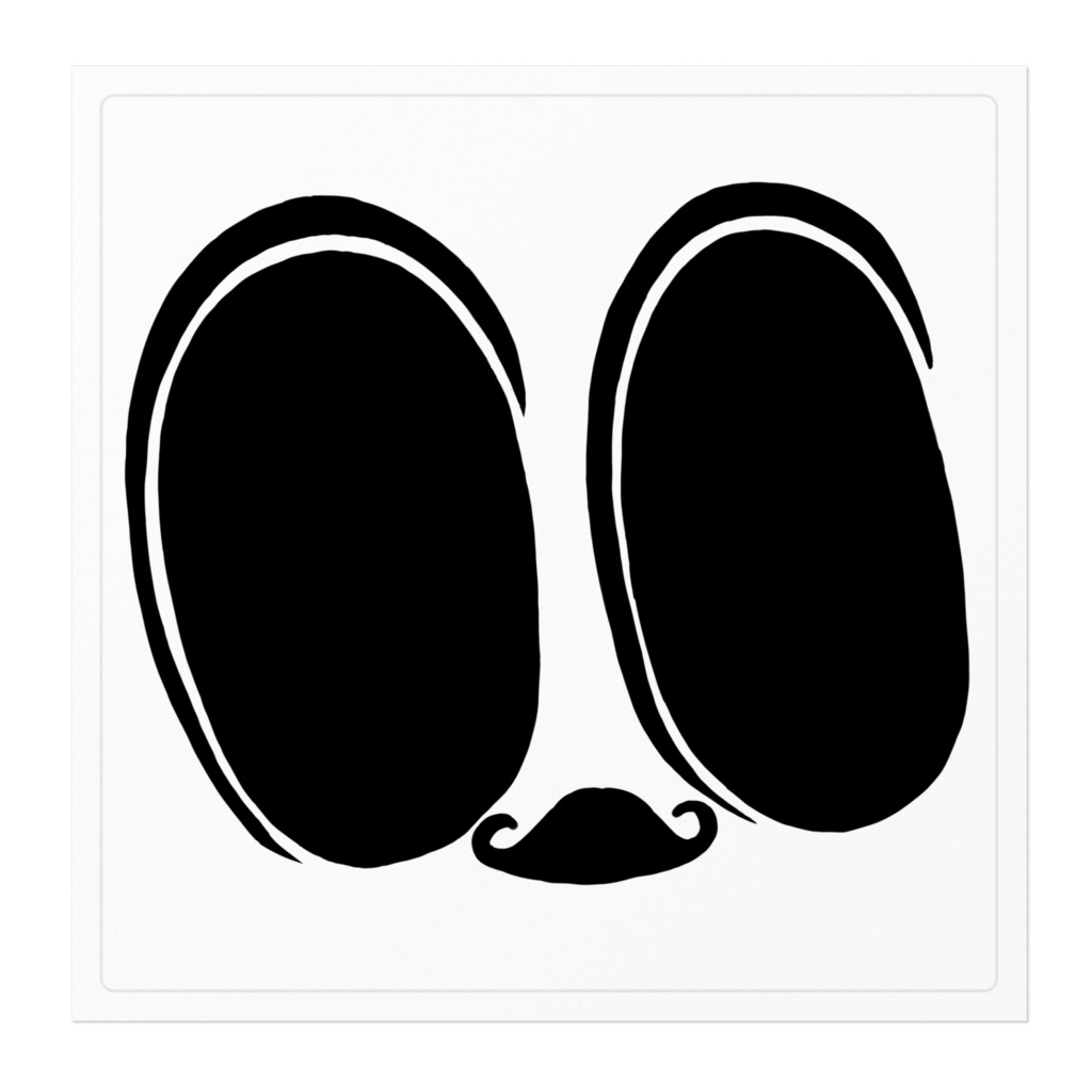 馬宮杏顔面ステッカー