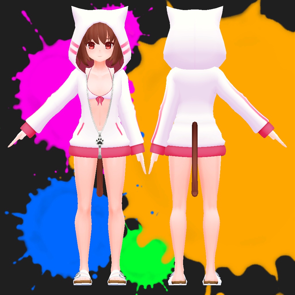 ひるね屋のビキニパーカー for Quiche