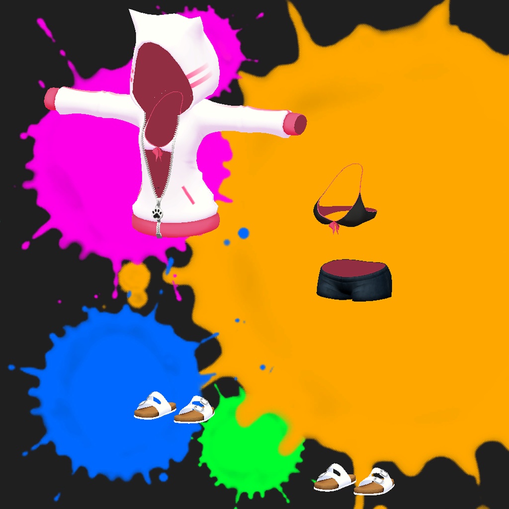 ひるね屋のビキニパーカー for Quiche