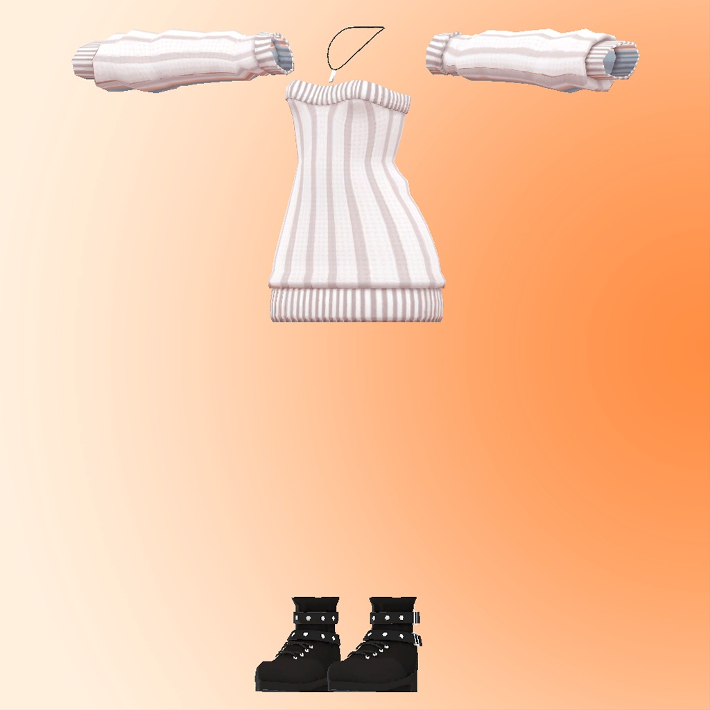 ひるね屋の縦セタ for Merino