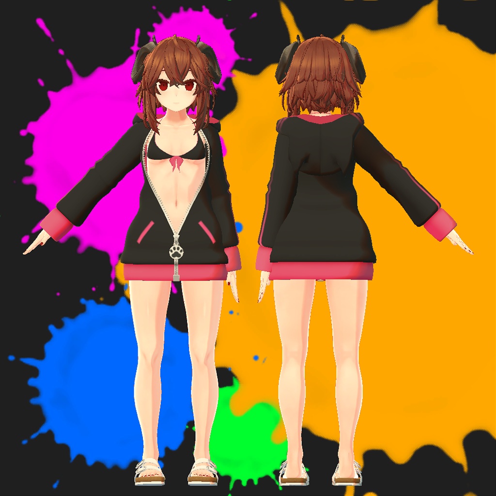 ひるね屋のビキニパーカー for Merino