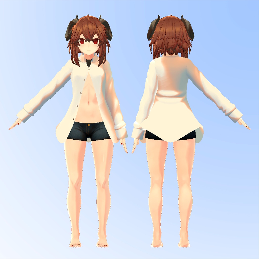 ひるね屋のぶかぶかワイシャツ for Merino