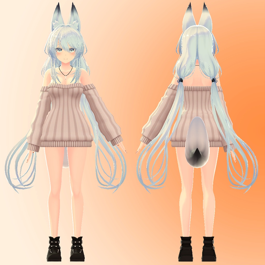 ひるね屋の縦セタ for 狐薄