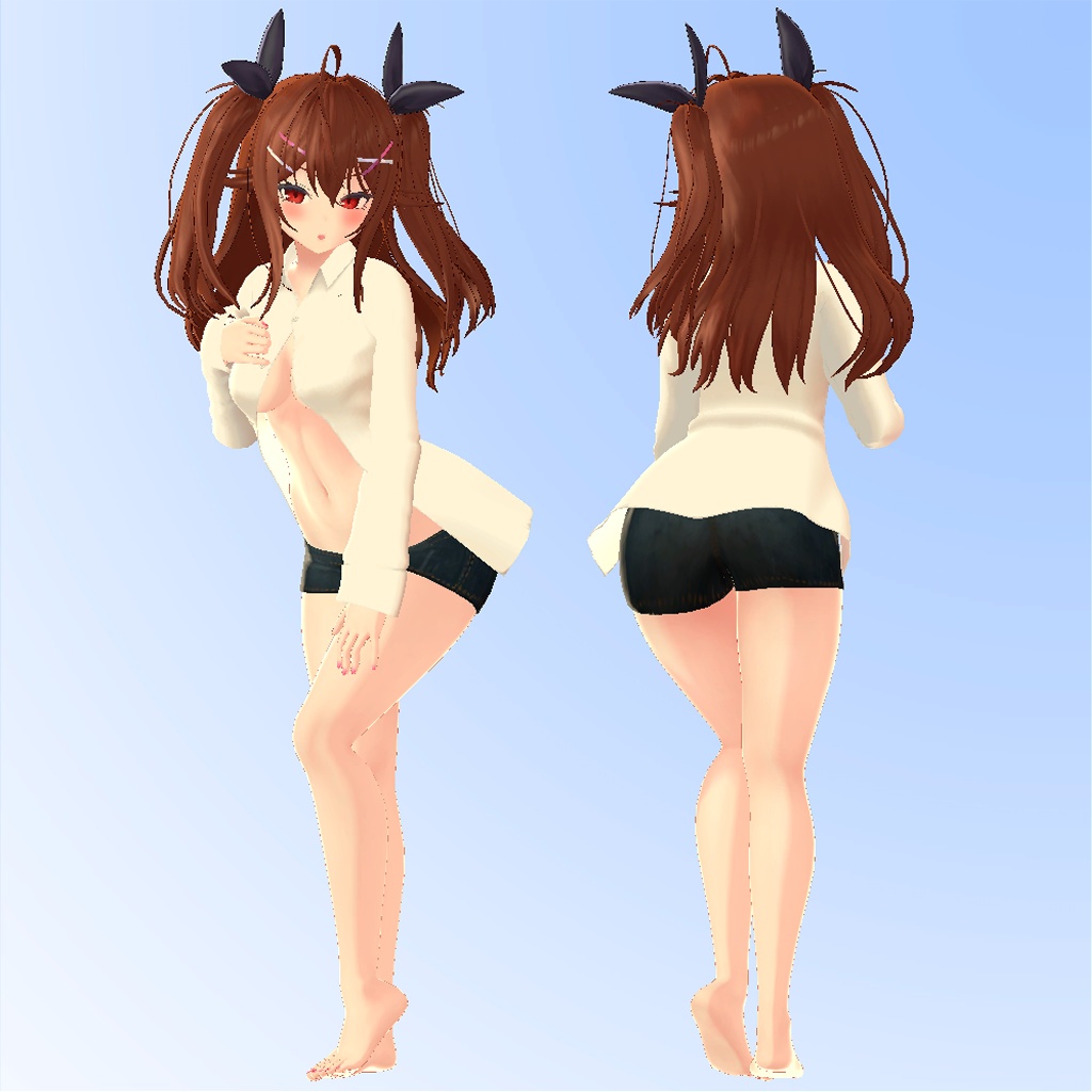 ひるね屋の前開きワイシャツ for EYO