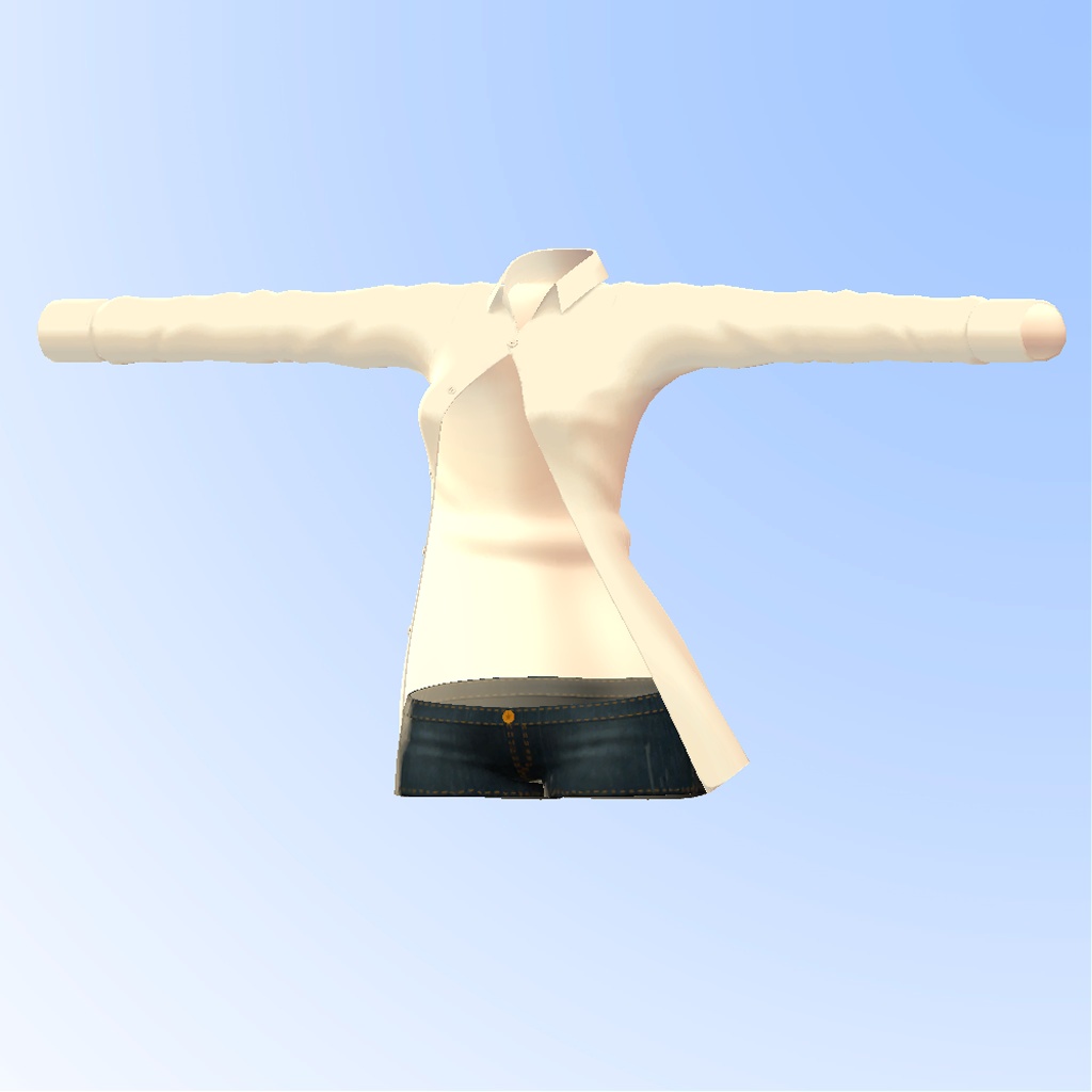 ひるね屋の前開きワイシャツ for EYO