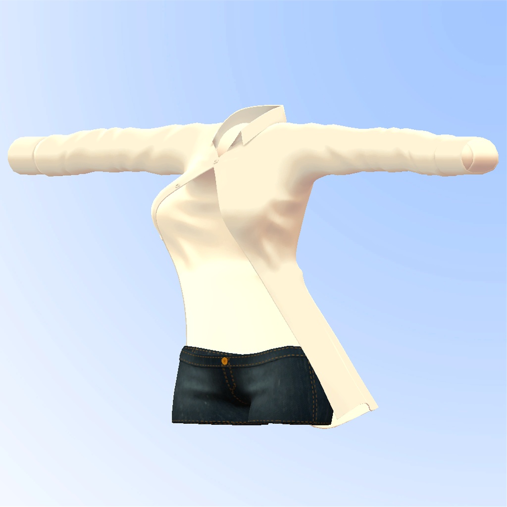 ひるね屋の前開きワイシャツ for Tycho