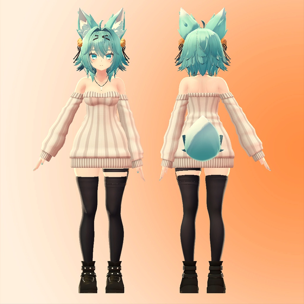 ひるね屋の縦セタ for 竜胆