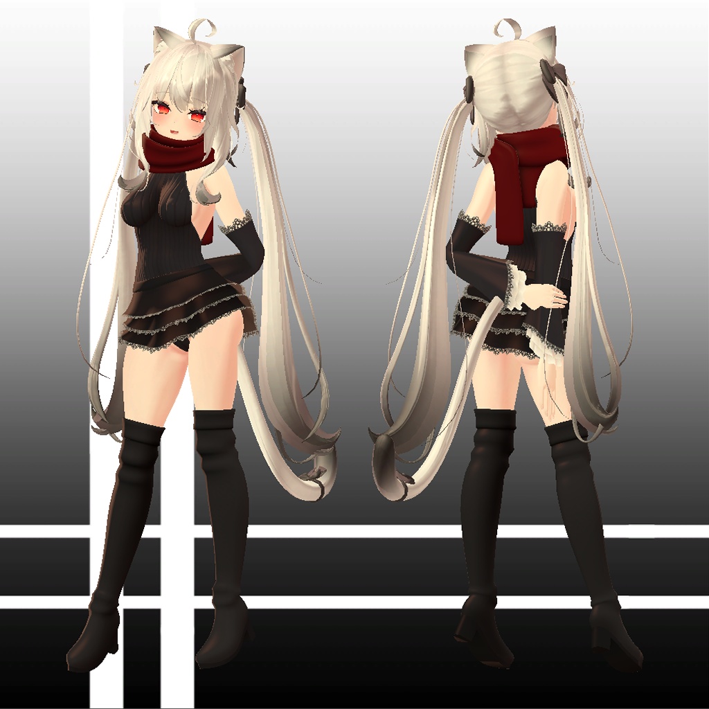 ひるね屋のニットレオタード for Maya