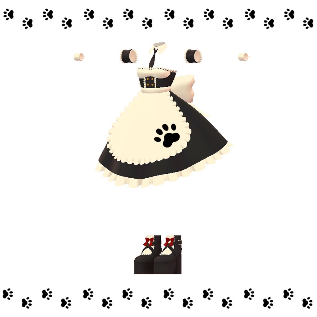 ひるね屋のメイド服 for Maya