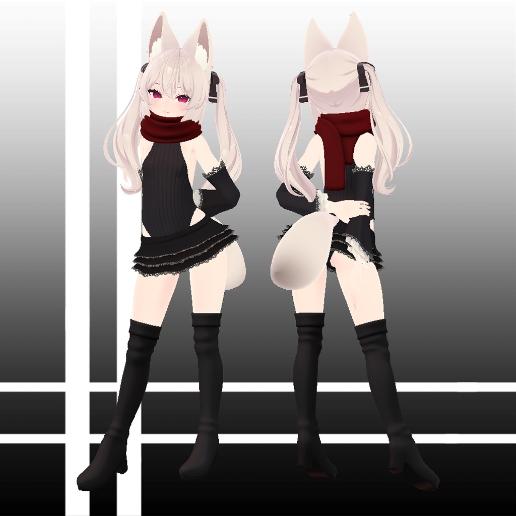 ひるね屋のニットレオタード for Karin