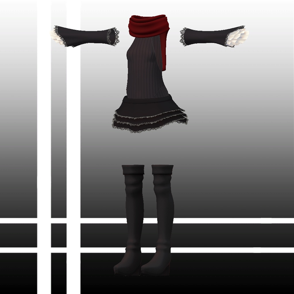 ひるね屋のニットレオタード for Karin