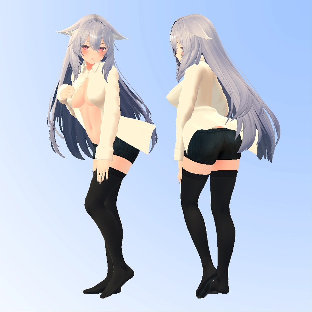 ひるね屋の前開きワイシャツ for Kikyo