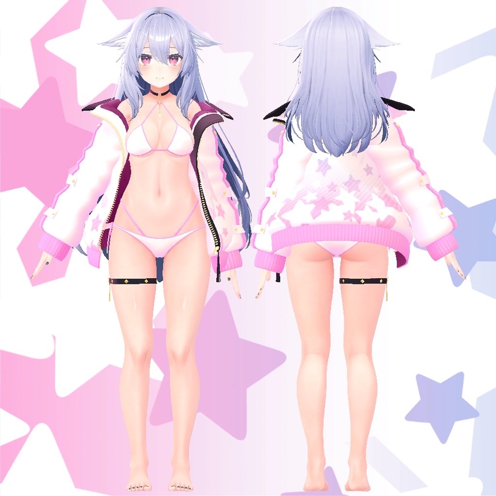 ひるね屋のStar Bikini Jacket for Kikyo