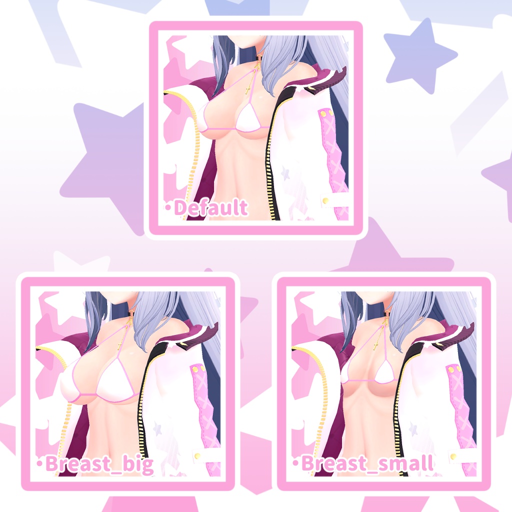 ひるね屋のStar Bikini Jacket for Kikyo