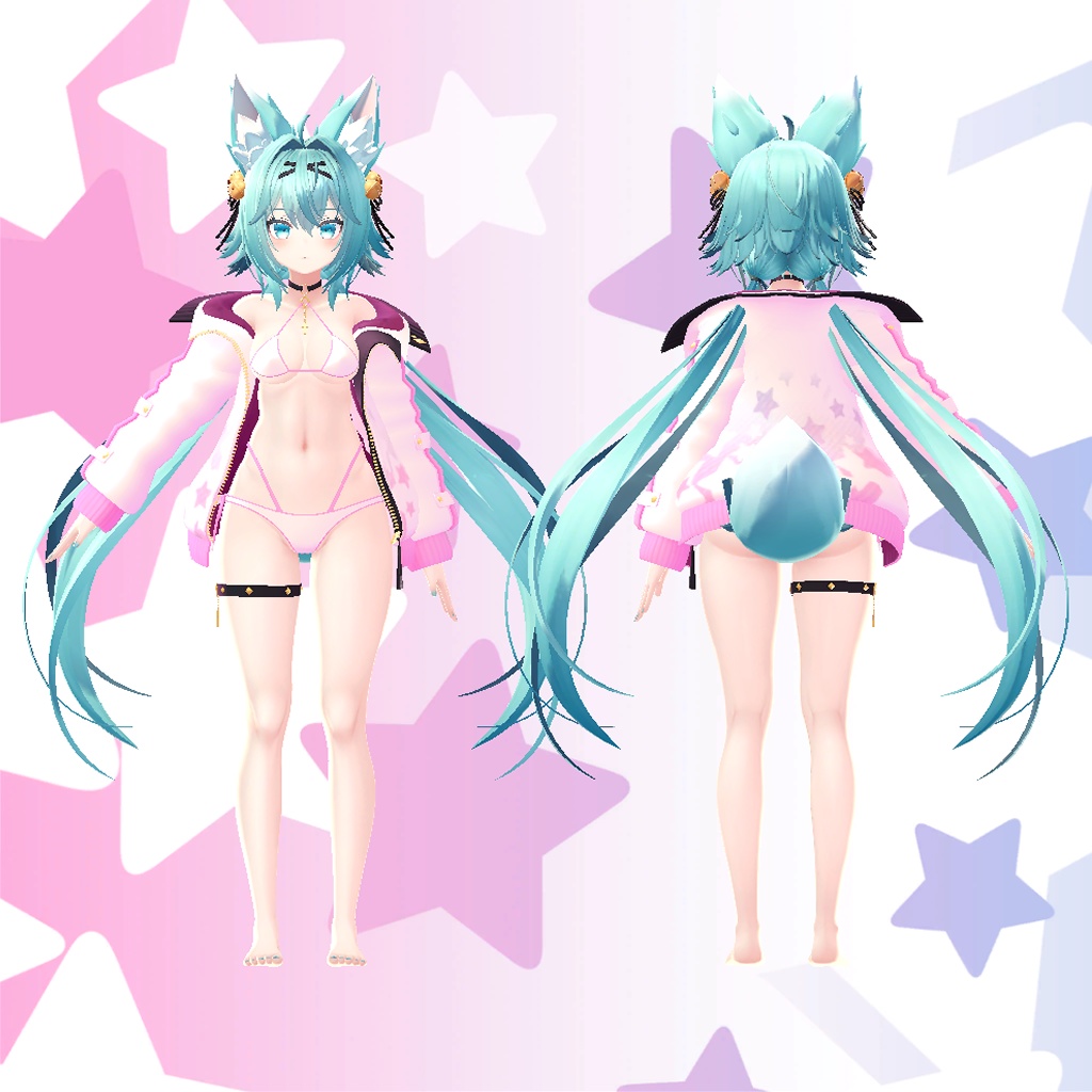 ひるね屋のStar Bikini Jacket for 竜胆