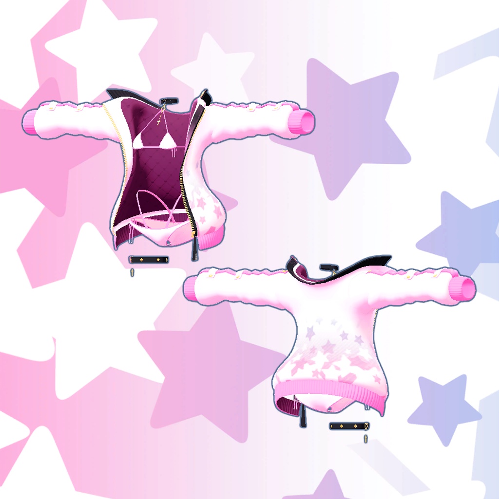 ひるね屋の Star Bikini Jacket for Sapphy