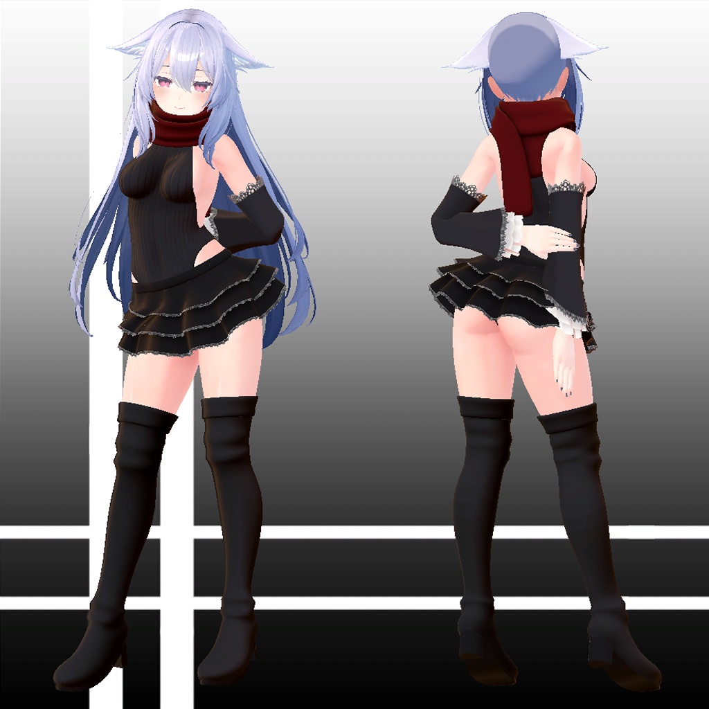 ひるね屋のニットレオタード for Kikyo