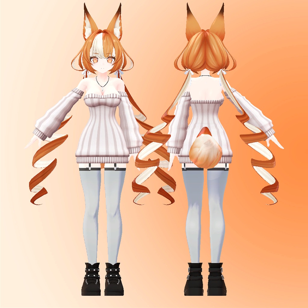 ひるね屋の縦セタ for Raine