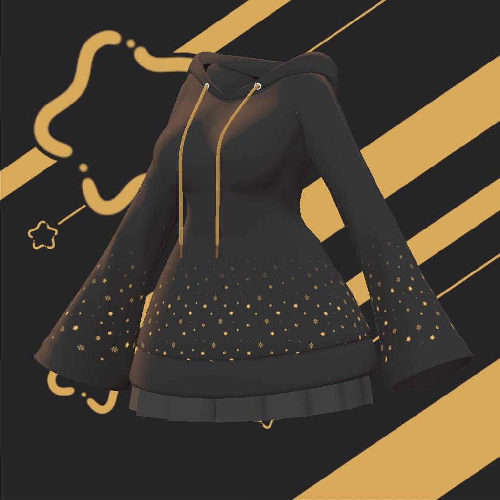 ひるね屋の星空パーカー for Maya