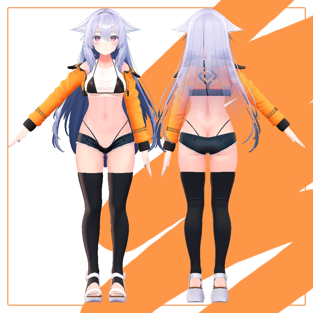 ひるね屋のBikini on Shirt for Kikyo