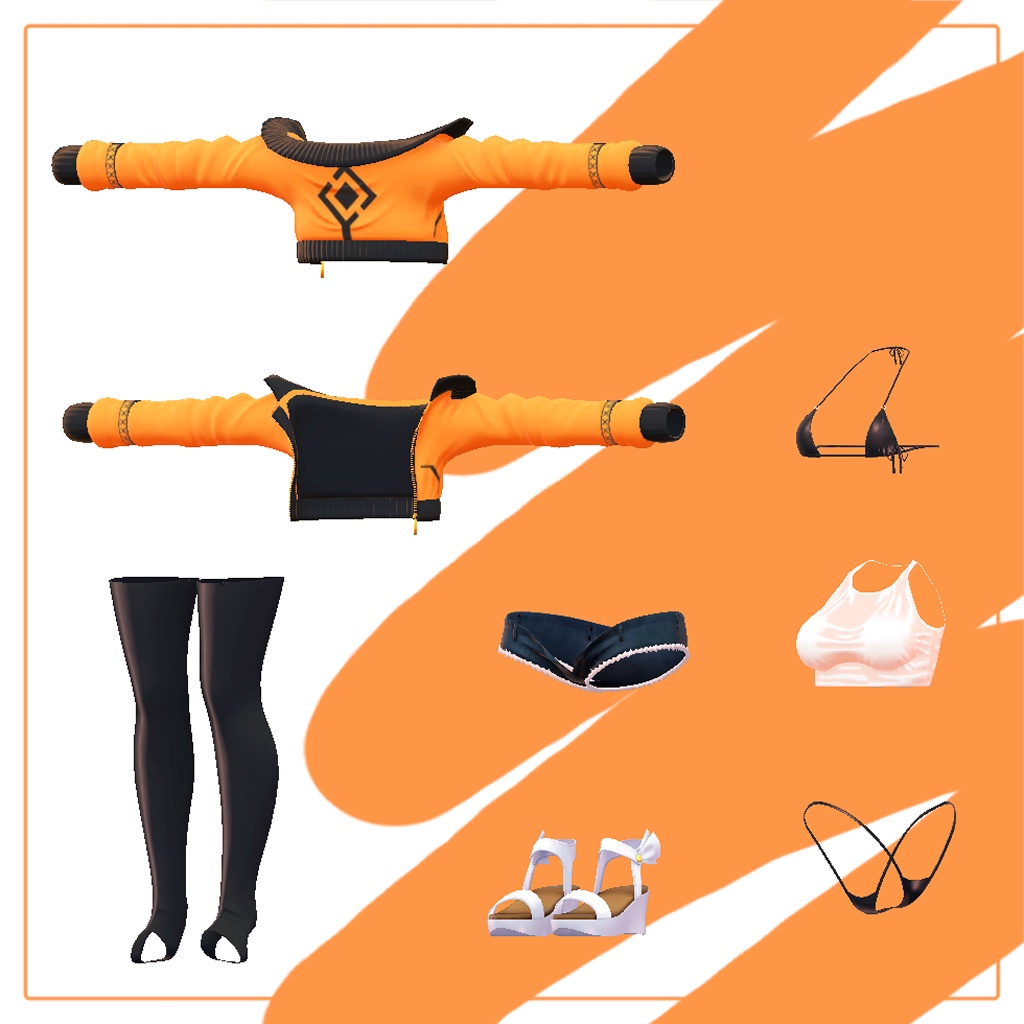 ひるね屋のBikini on Shirt for Kikyo