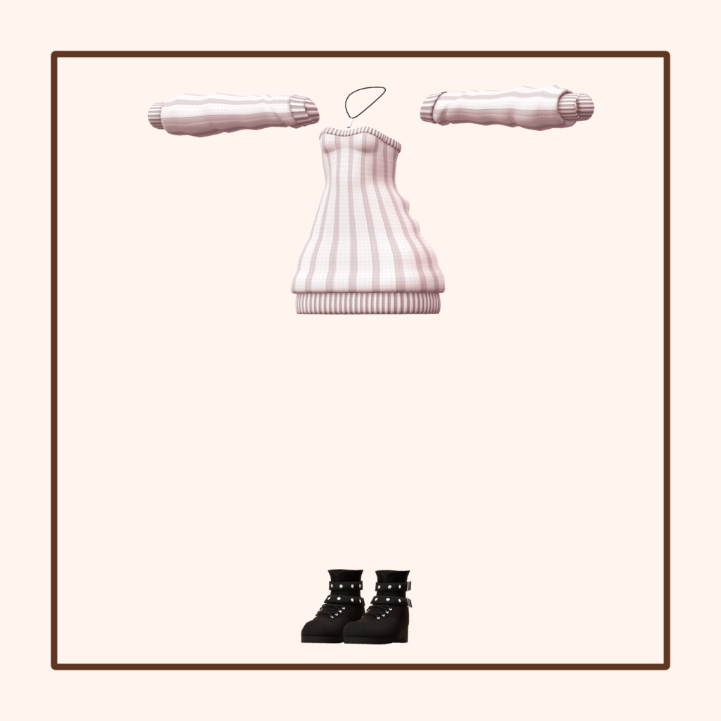 ひるね屋の縦セタ for Manuka