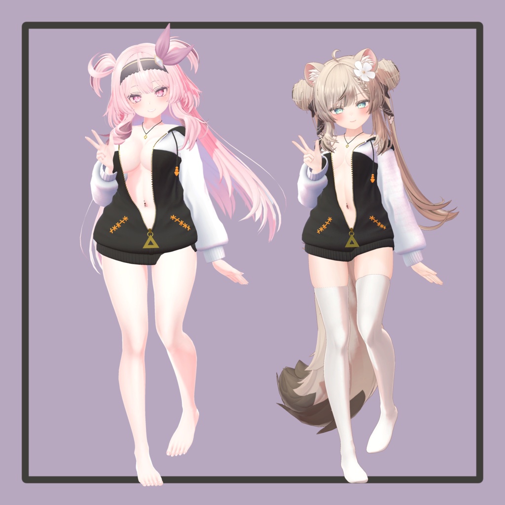 【ミルティナ対応追加】ひるね屋のLA Parker【複数アバター対応】