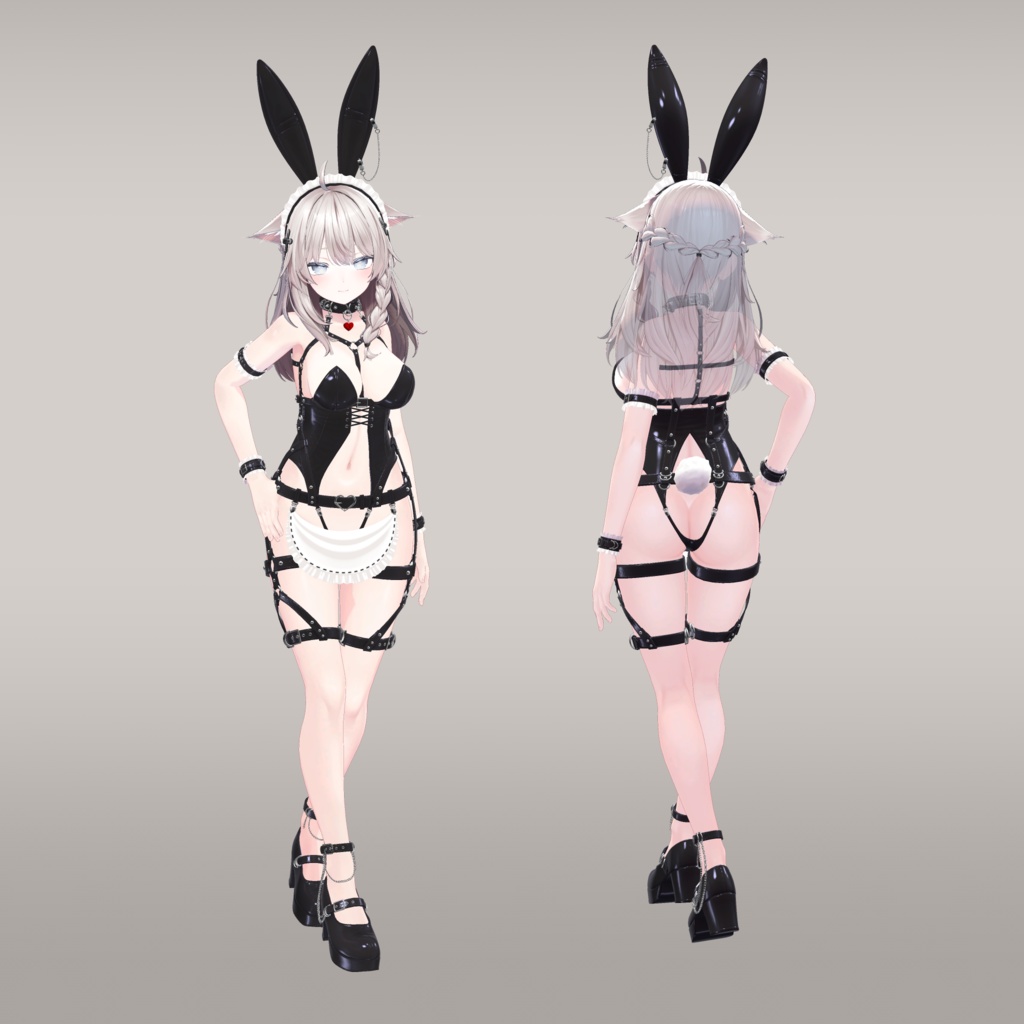 HarnessBunnyMaid【9アバター対応】