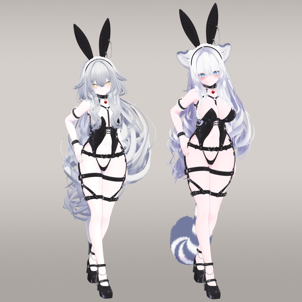 HarnessBunnyMaid【9アバター対応】