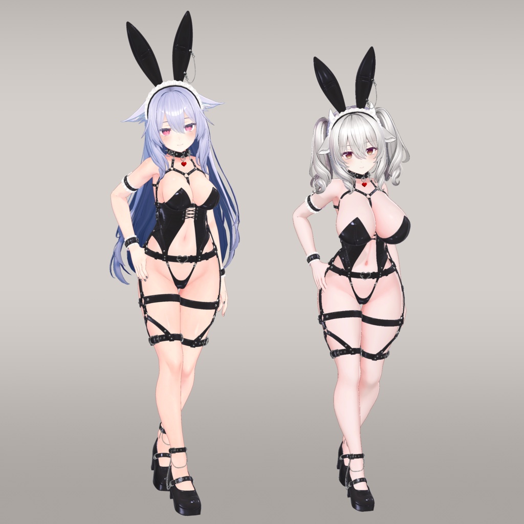 HarnessBunnyMaid【9アバター対応】