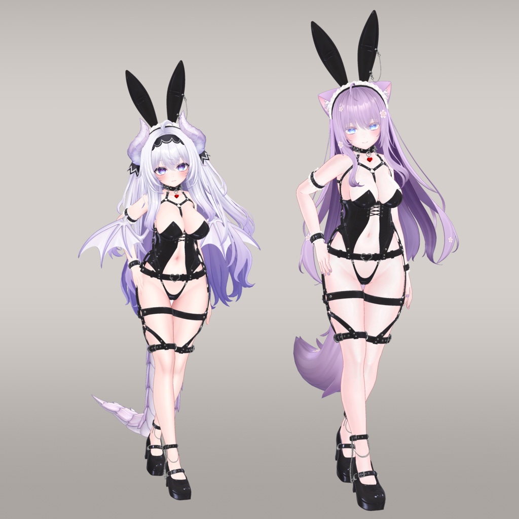 HarnessBunnyMaid【9アバター対応】