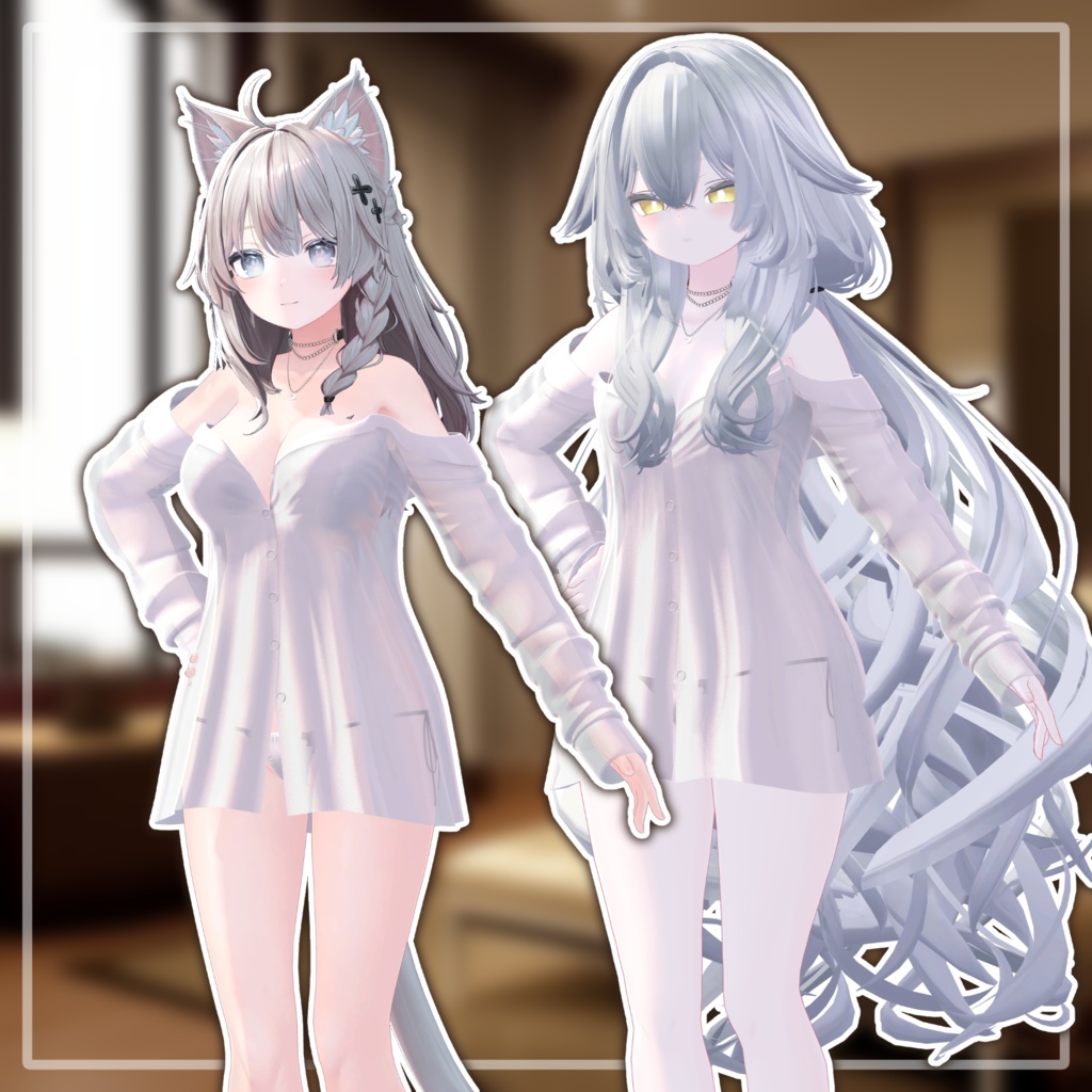 Barely Buttoned【複数アバター対応】