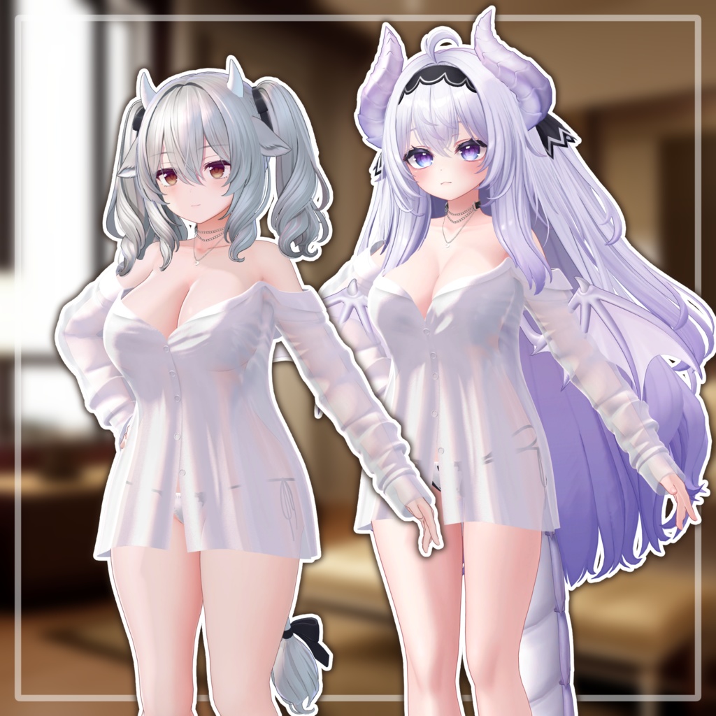 Barely Buttoned【複数アバター対応】