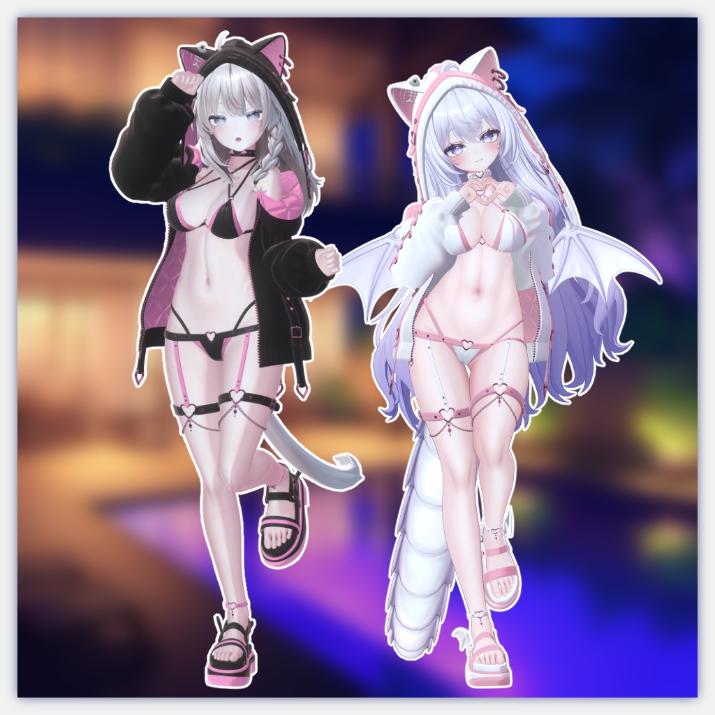 💝初日限定30%OFF💝Nyanccubus❣️Summer【複数アバター対応】