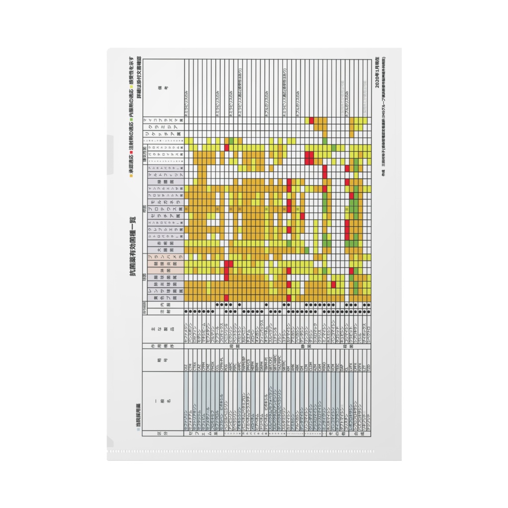 AS(抗菌薬適正使用支援)クリアファイル