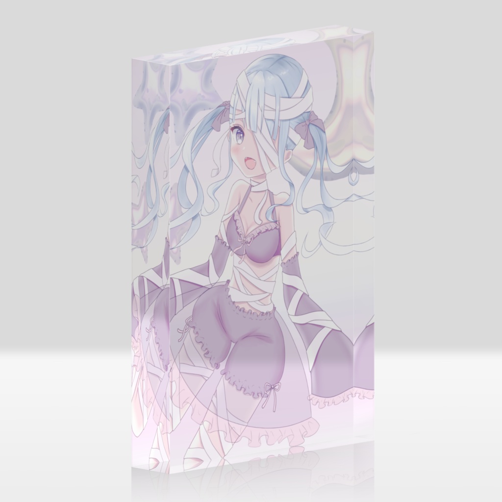 ミイラっ子アクリルブロック