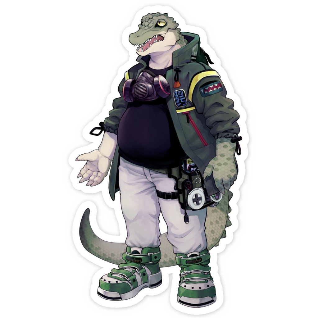 【入江アギト】スマホステッカー(立ち絵)