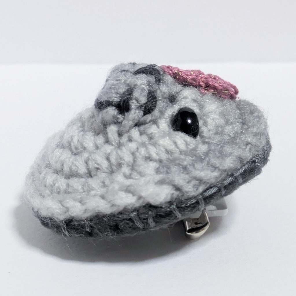 あみぐるみバッジ(Gothmog Mihamariel)ピンク 愛♥アザラシ博'26 限定