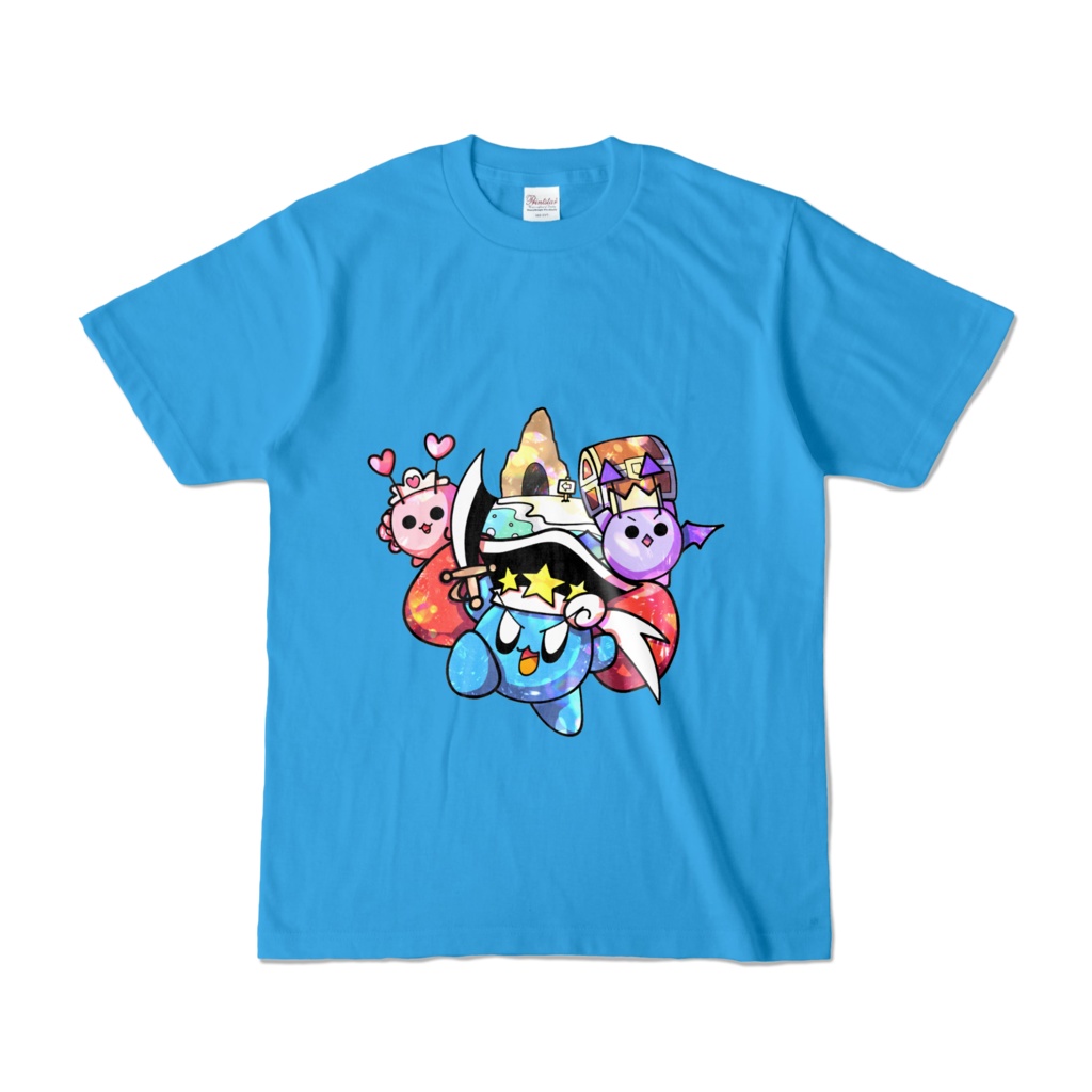 「ポケスター海ぞく団とお宝のねむる島」カラーTシャツ(ターコイズ)