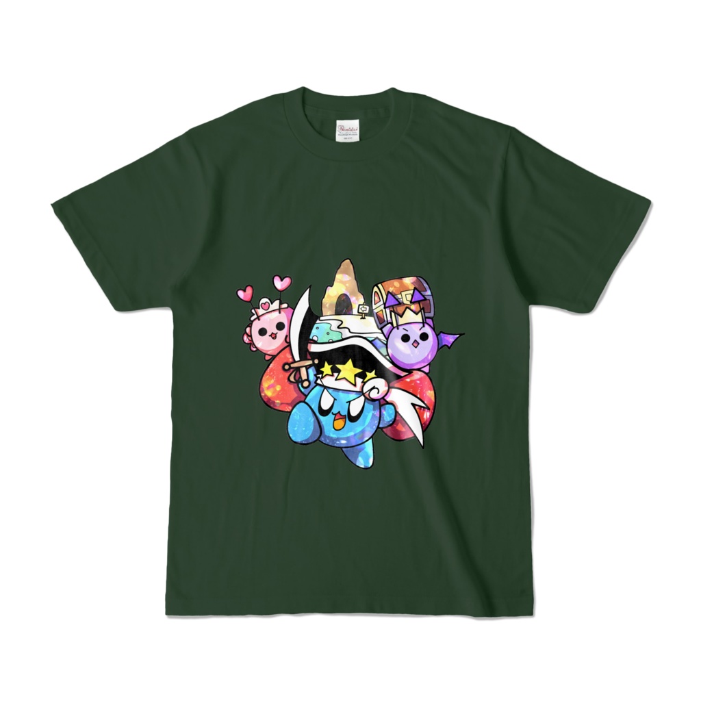 「ポケスター海ぞく団とお宝のねむる島」カラーTシャツ(フォレスト)
