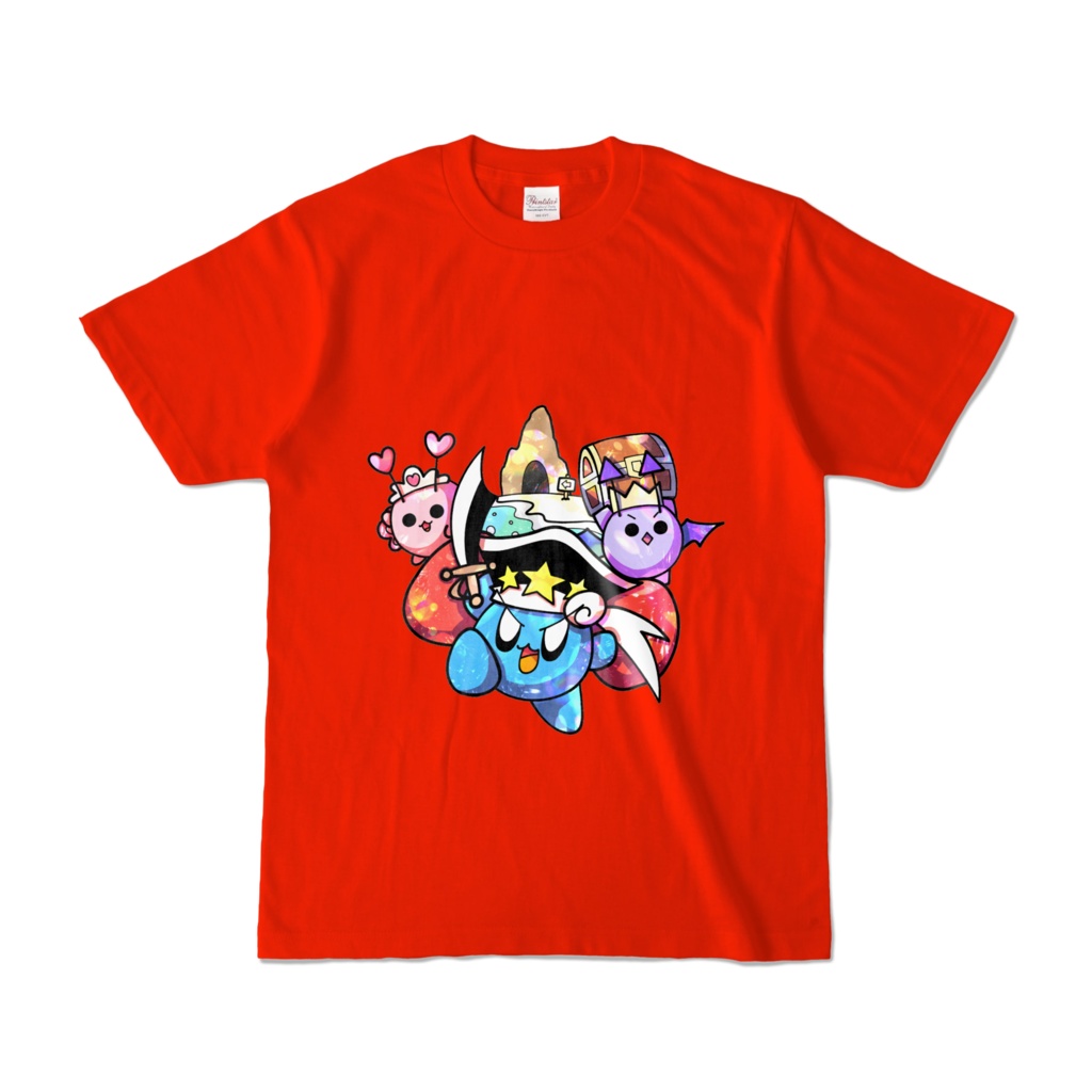 「ポケスター海ぞく団とお宝のねむる島」カラーTシャツ(レッド)
