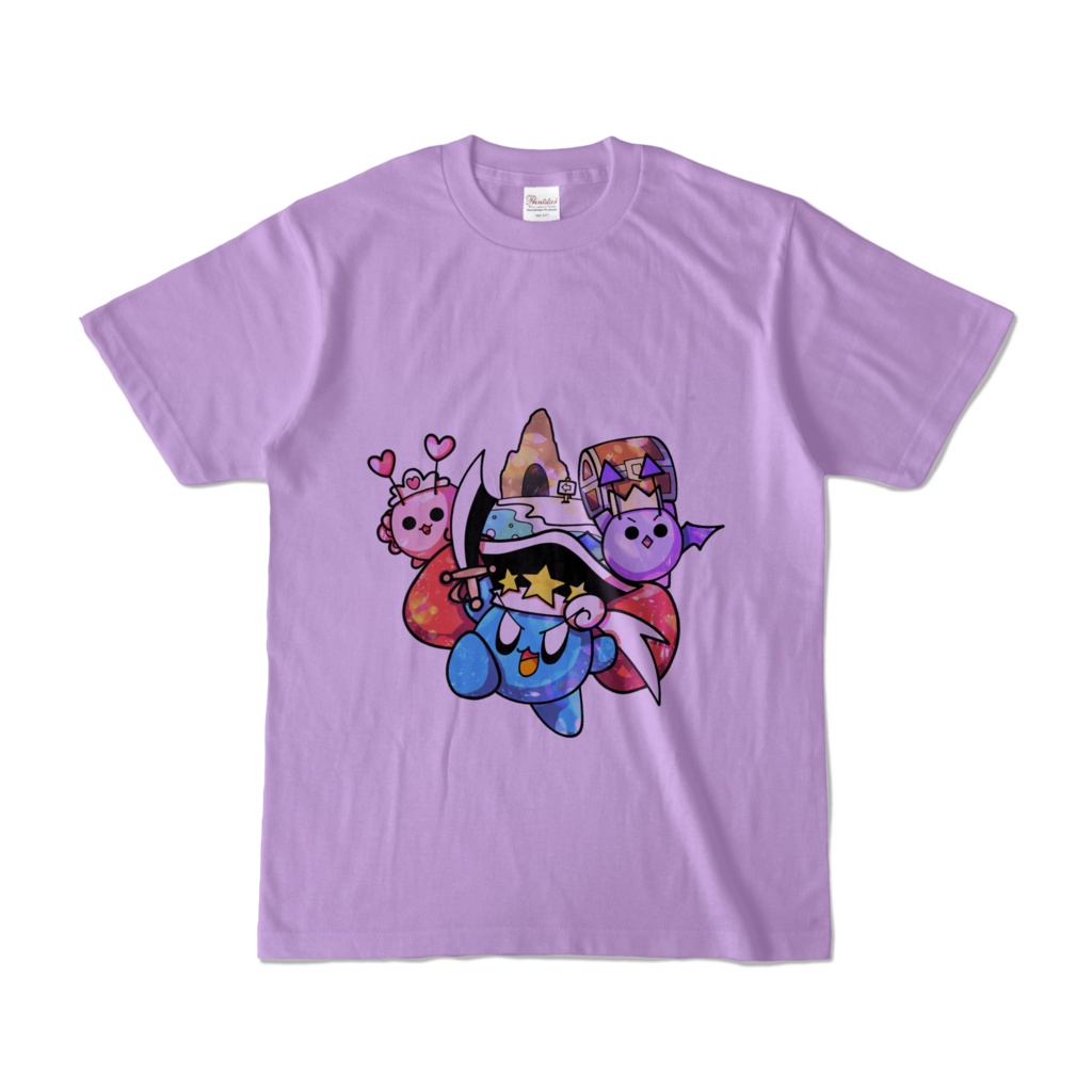 「ポケスター海ぞく団とお宝のねむる島」カラーＴシャツ（ライトパープル）
