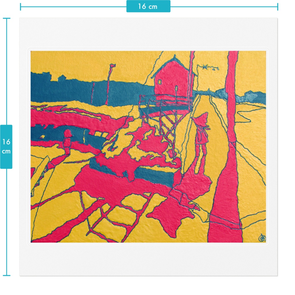 「あの子の」ステッカー160mm(クリア)