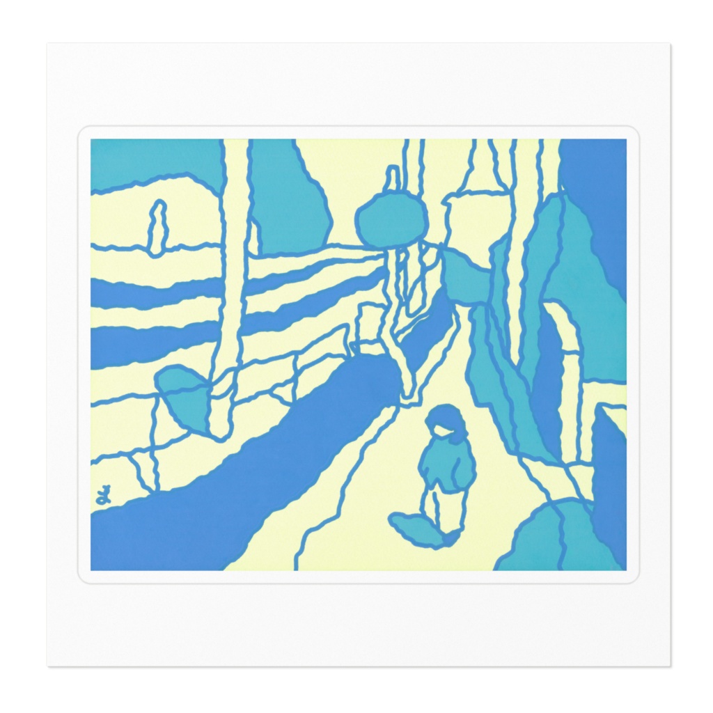 「さらば愛しき通学路」ステッカー100mm(ホワイト)-卒業