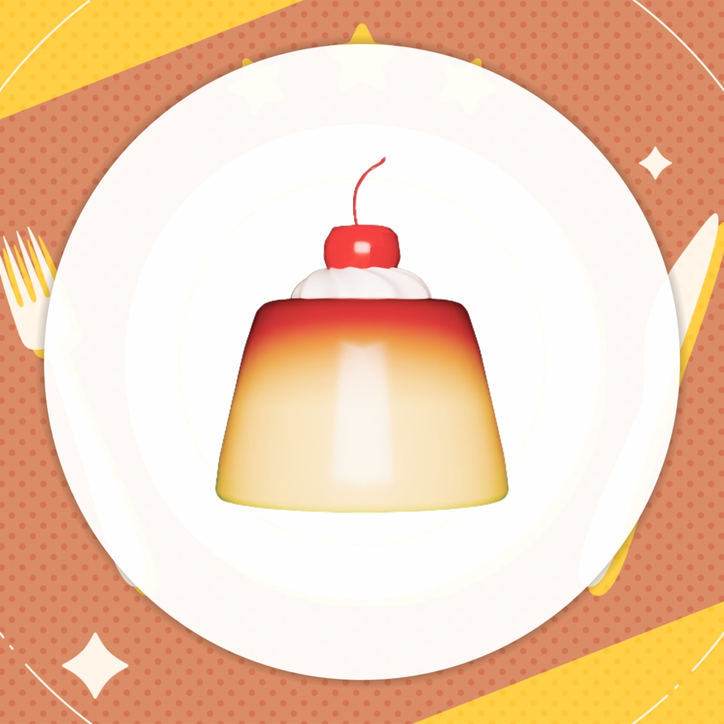 もっちりプリン&ゼリー【Wormiesock対応】