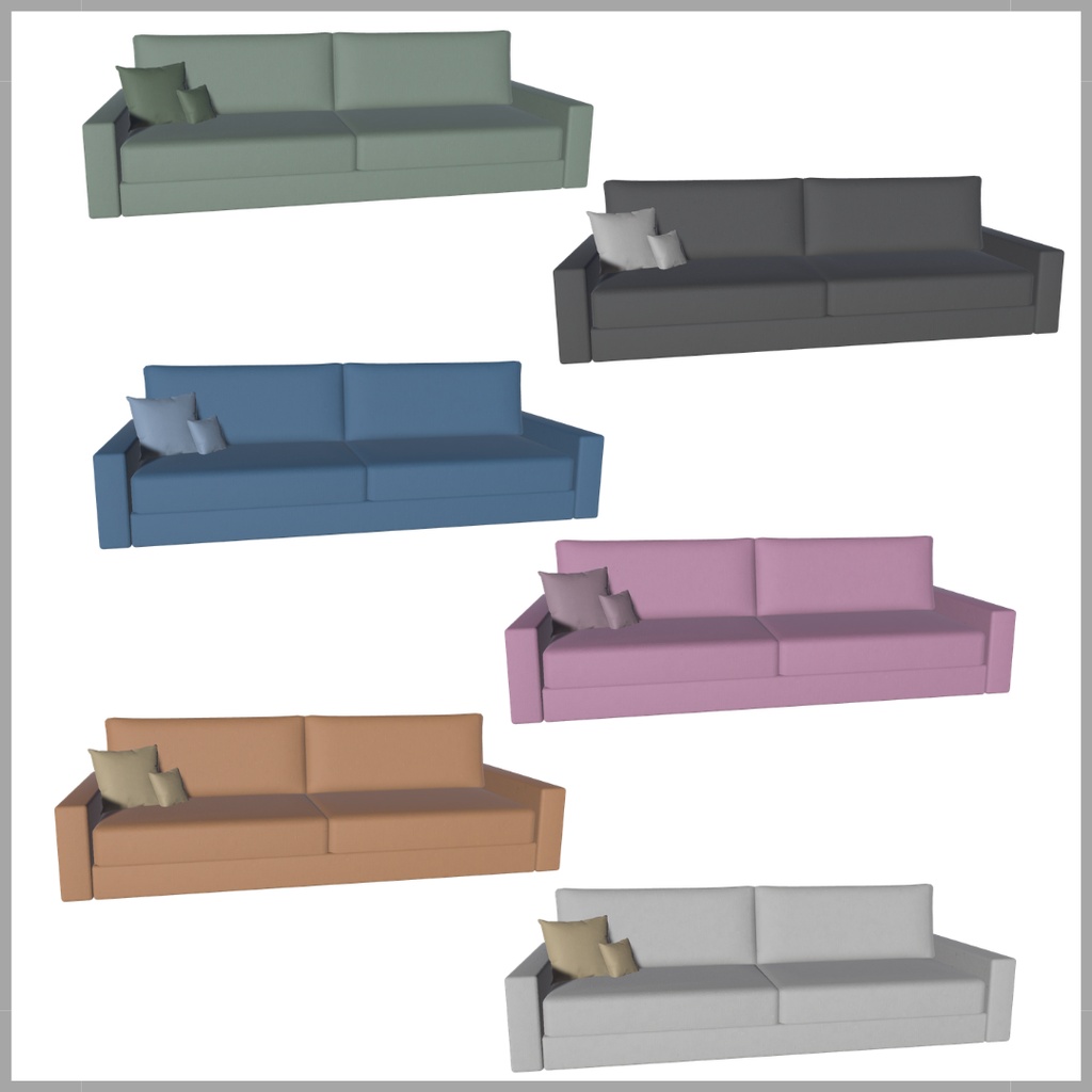 Core sofa Series/コアソファ・シリーズ【3サイズセット】